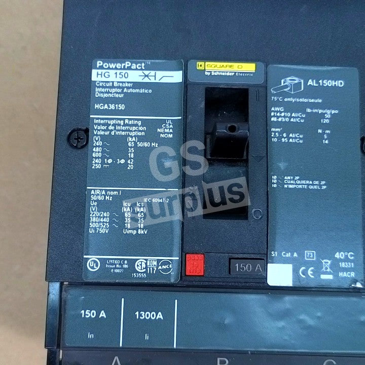 SQUARE D HGA36150