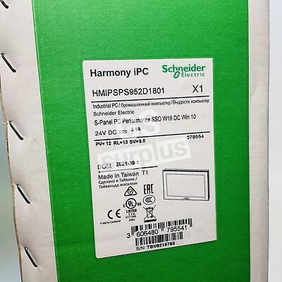 SCHNEIDER HMIPSPS952D1801 Harmony iPC S-Panel PC Performance SSD W19 DC Win