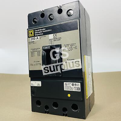 SQUARE D KAL36200 200A 600V Circuit Breaker