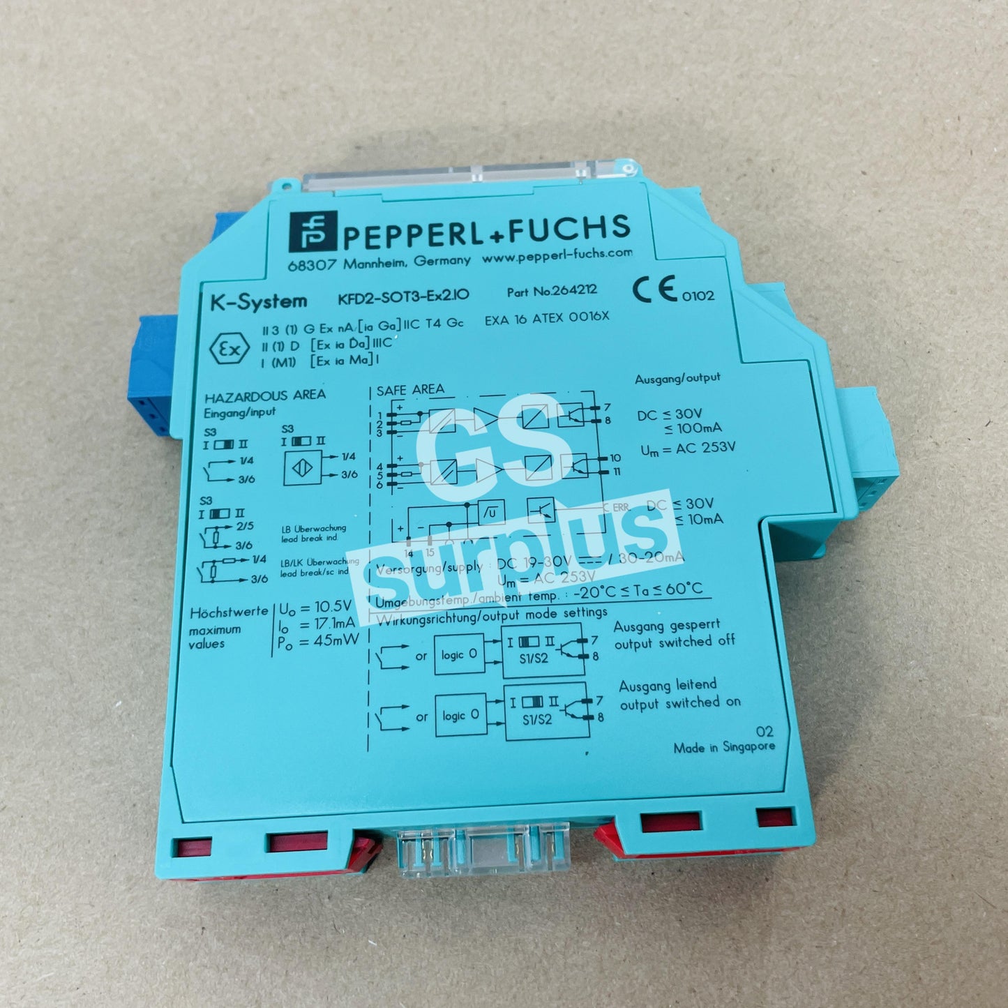 PEPPERL+FUCHS KFD2-SOT3-EX2.IO
