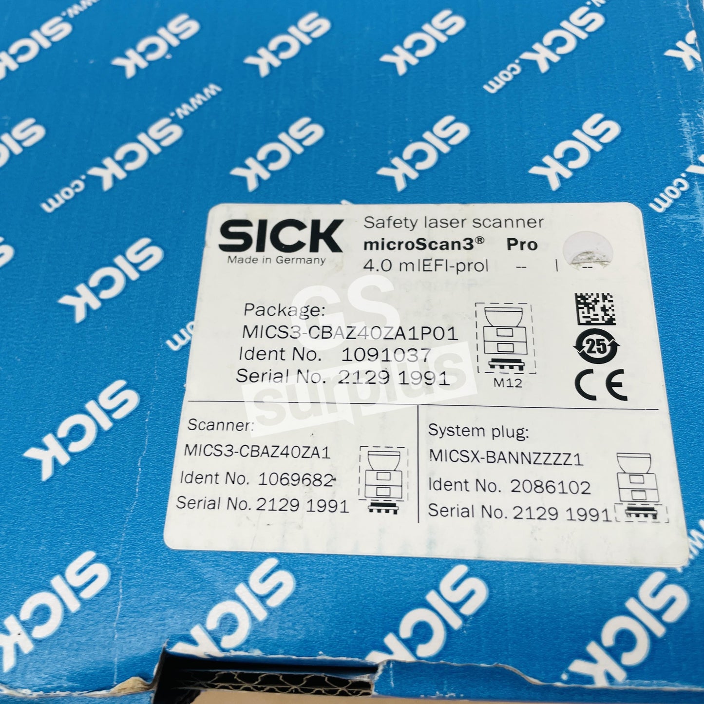 SICK MICS3-CBAZ40ZA1P01 / 1091037