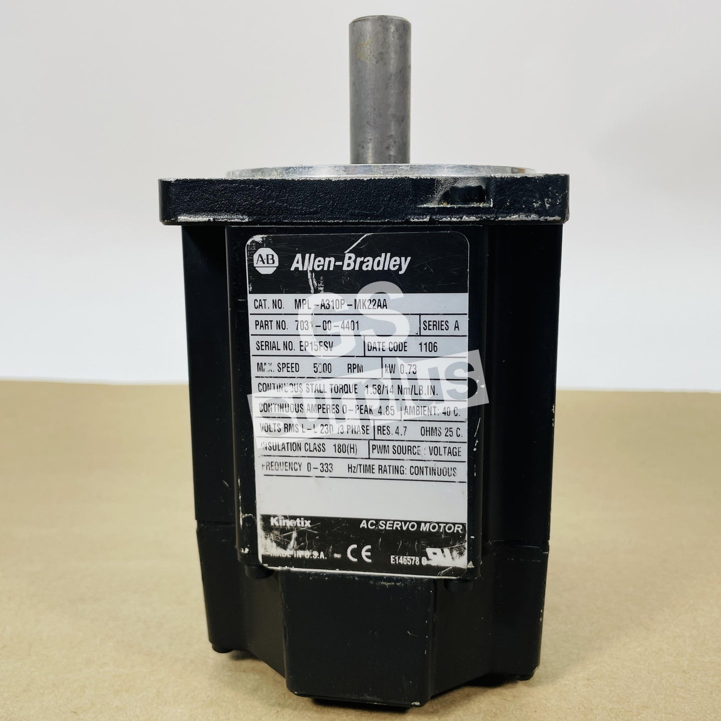 ALLEN BRADLEY MPL-A310P-MK22AA /A