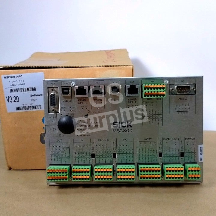SICK MSC800-0000 / 1040571 MODULAR SYSTEM CONTROLLER -MSC200