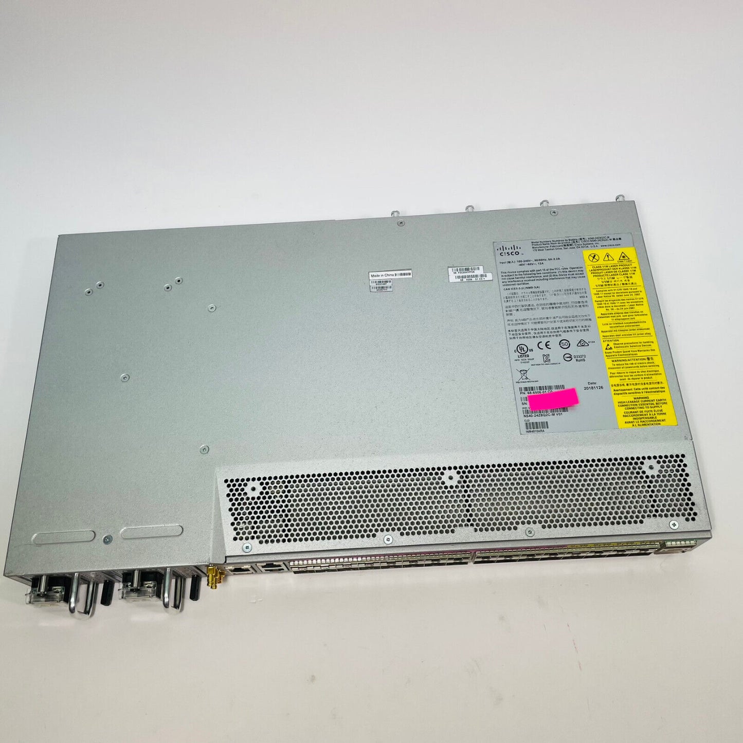 Cisco N540-24Z8Q2C-M Router w/ DC Power N540-PWR400 x2