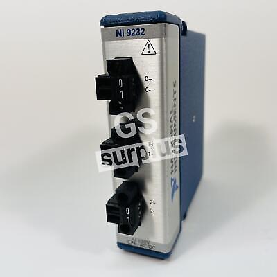 NATIONAL INSTRUMENTS NI-9232 IEPE Analog Input Module, 3-Ch, 30V, 102