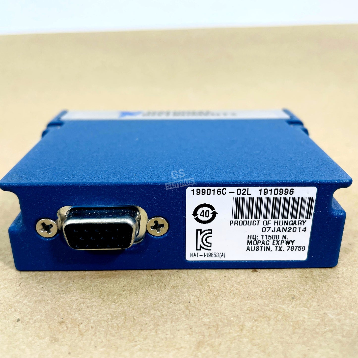 NATIONAL INSTRUMENTS NI 9853