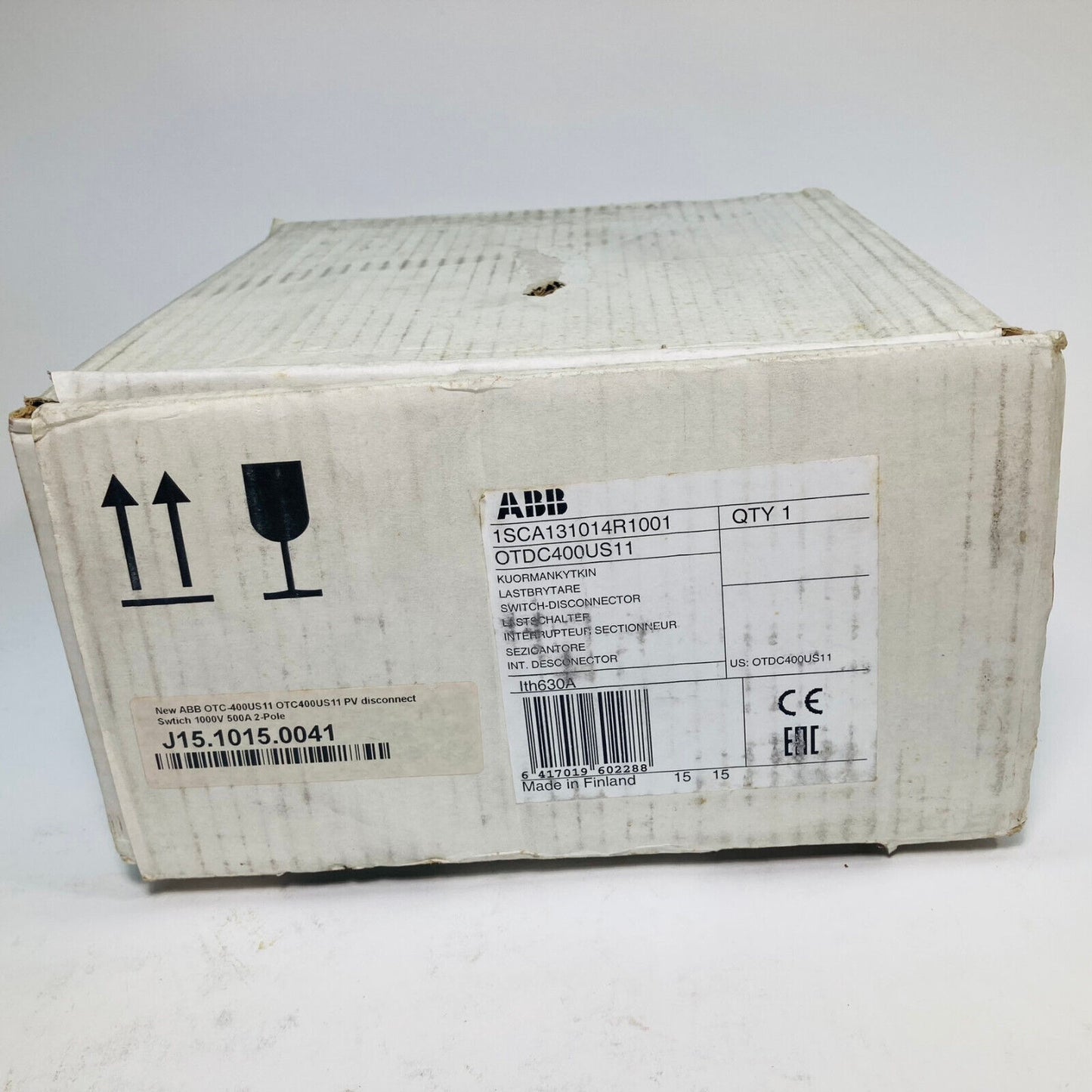 ABB OTDC 400US11 / OTDC400US11 / 1SCA131014R1001 2-POLE DISCONNECT SWITCH