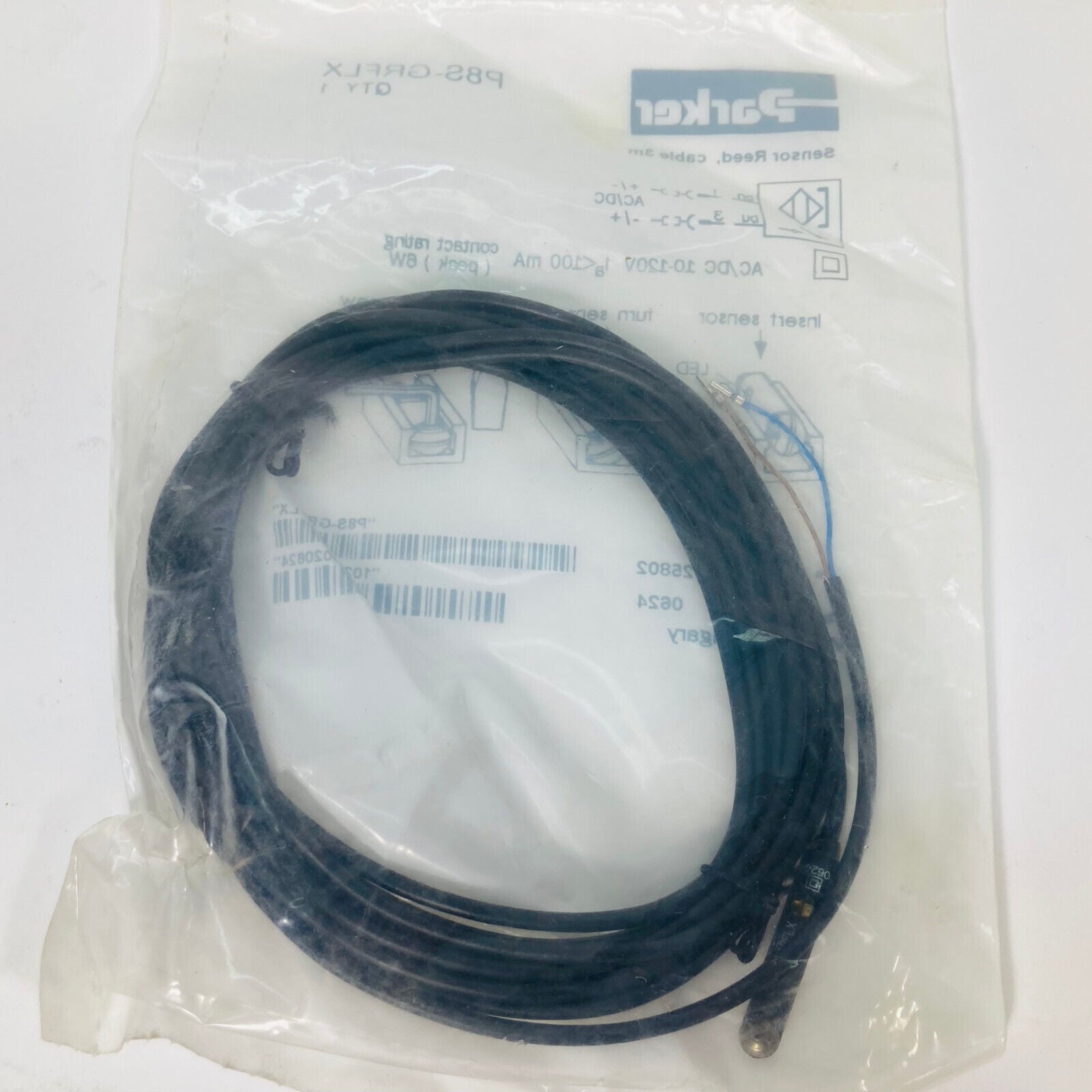 Parker P8S-GRFLX Sensor Reed, 3m – GSSurplus Inc.