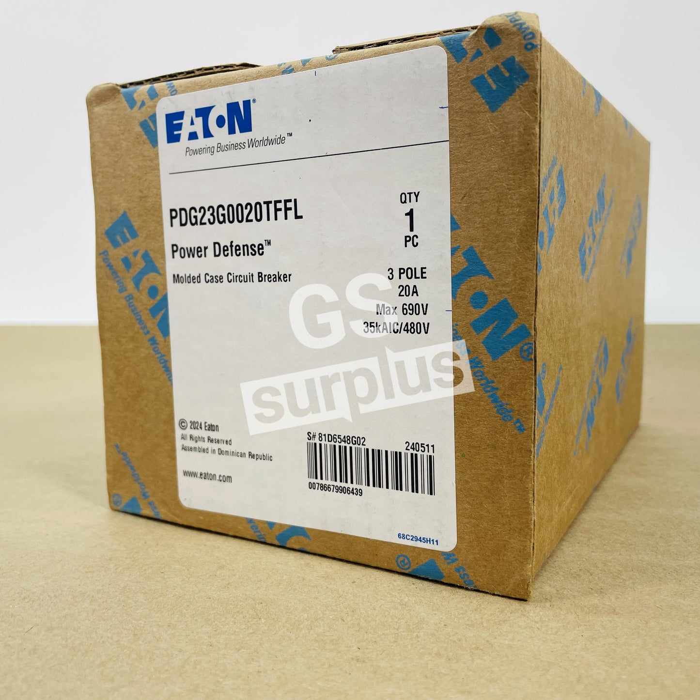 EATON PDG23G0020TFFL Molded Case Circuit Breaker