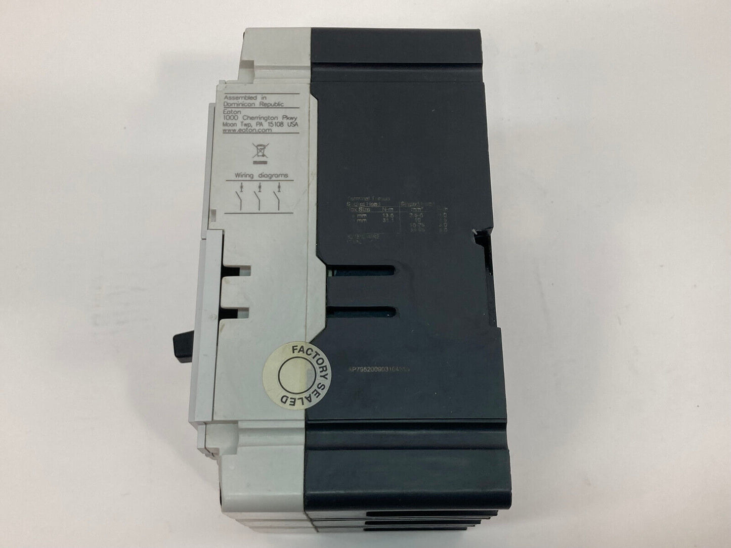 EATON PDG23G0020TFFL Molded Case Circuit Breaker