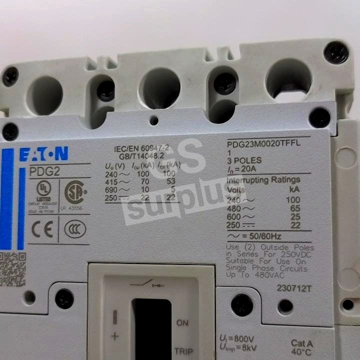 EATON PDG23M0020TFFL /SHUNT TRIP