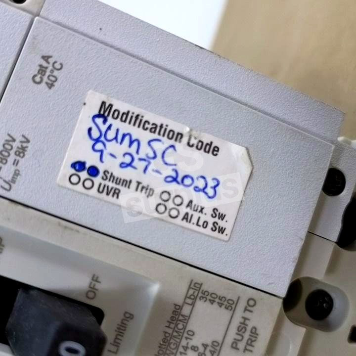 EATON PDG23M0020TFFL /SHUNT TRIP
