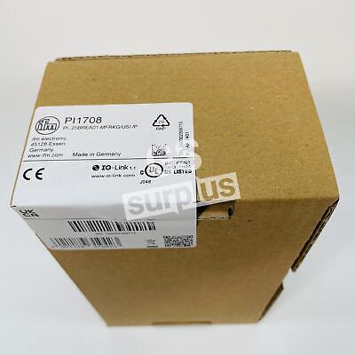 IFM PI-,25BREA01-MFRKG/US/ /P / PI1708 PRESSURE SENSOR
