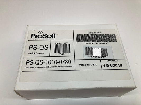 ProSoft PS-QS-1010-0780 QUICKSERVER FIELD SERVER, PSQS10100780