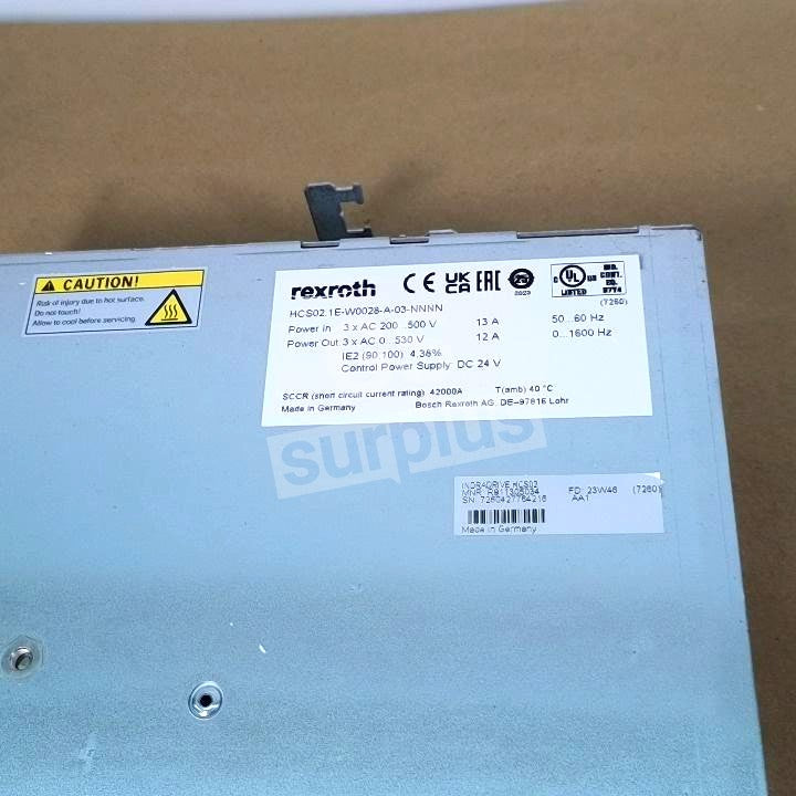 REXROTH R911298374 / HCS02.1E-W0028-A-03-NNNN