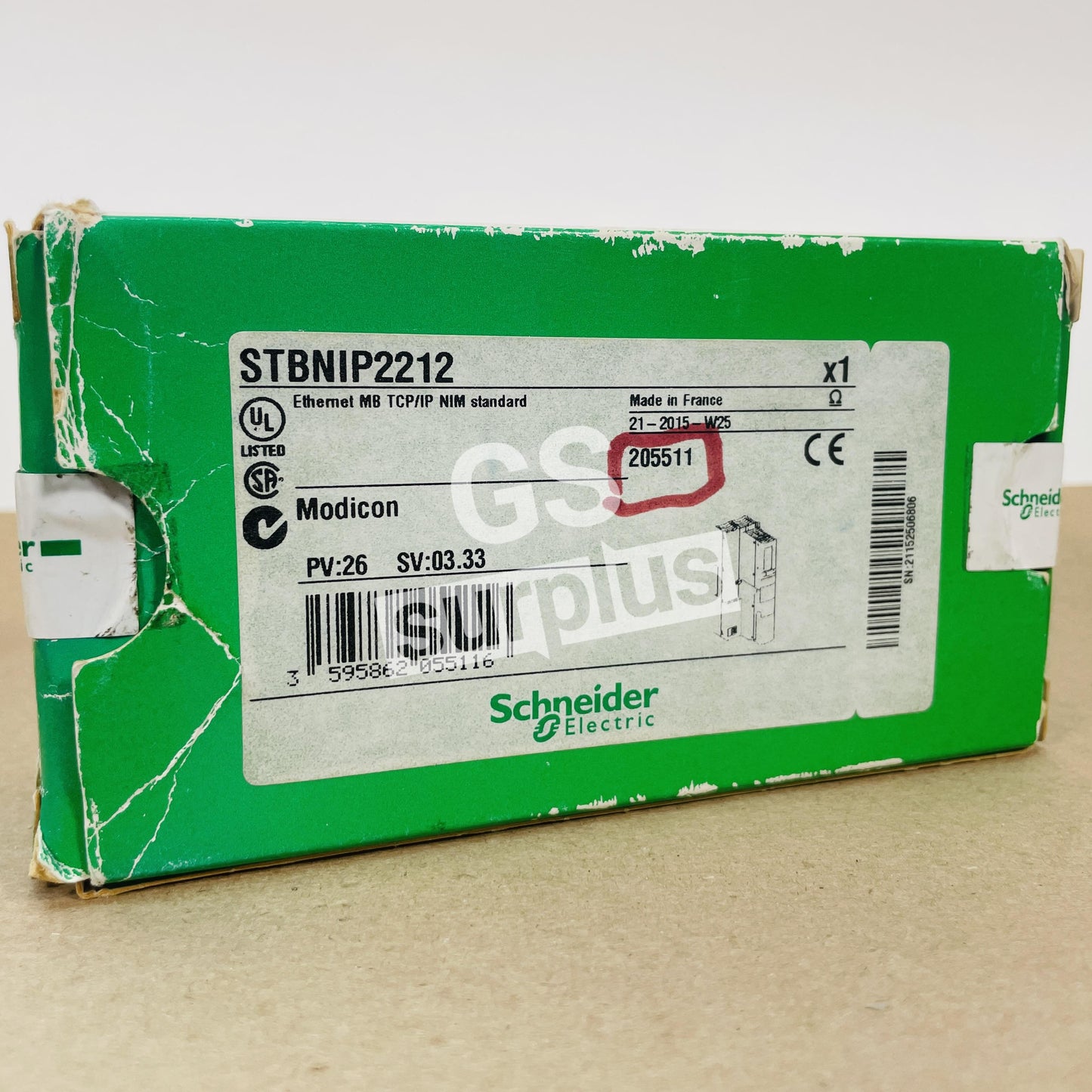 SCHNEIDER ELECTRIC STBNIP2212 Ethernet MB TCP/IP NIM Standard