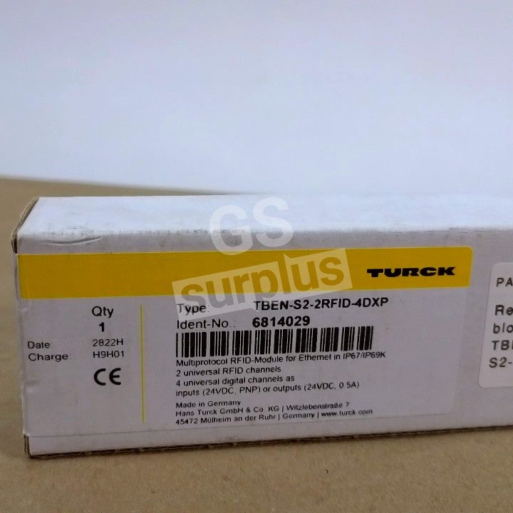 TURCK TBEN-S2-2RFID-4DXP