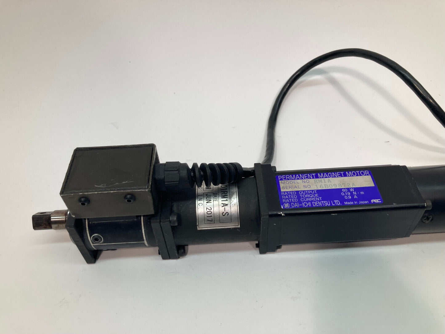 DAIICHI Dentsu FEC RM1A Magnet Motor , TD-10-NFS Torque Transducer