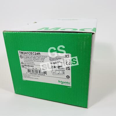 SCHNEIDER TM241CEC24R MODICON M241, 24 IO, RELAY, ETHERNET CAN MASTER