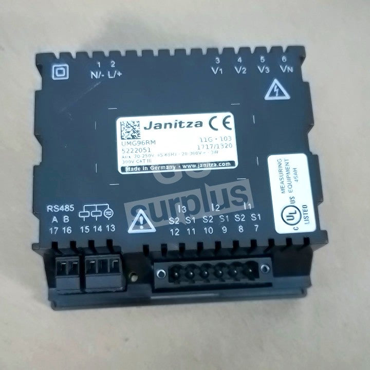 Janitza UMG96RM / UMG 96 RM series 5222051 Analyzer