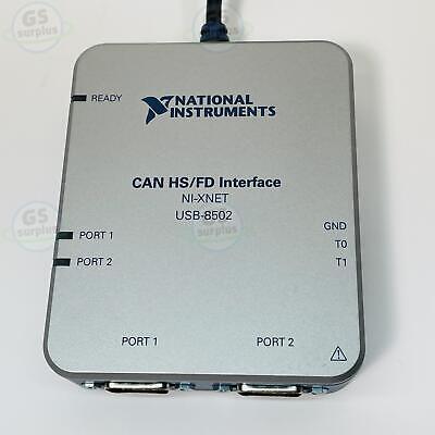 NATIONAL INSTRUMENTS USB-8502 / 143578B-02L / USB-8502/2 CAN Interface