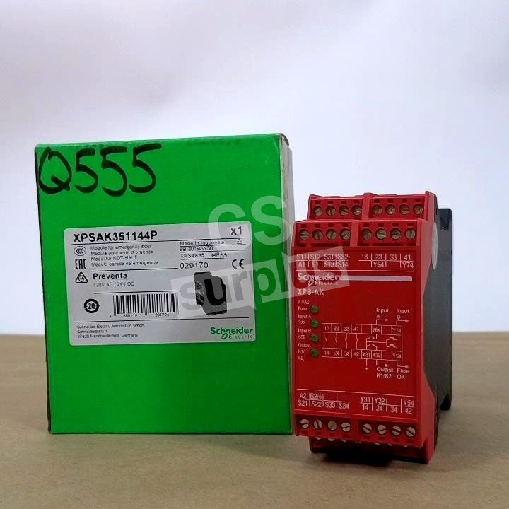 SCHNEIDER XPSAK351144P EMERGENCY STOP MODULE