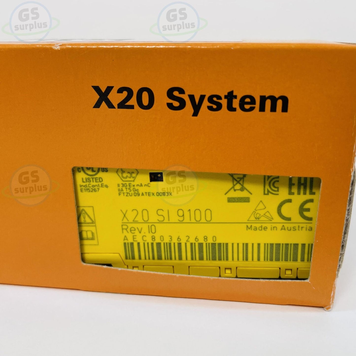 New B&R X20 SI 9100 / X20SI9100 , 20 Safe Digital Input, 4 Pulse Output Modu