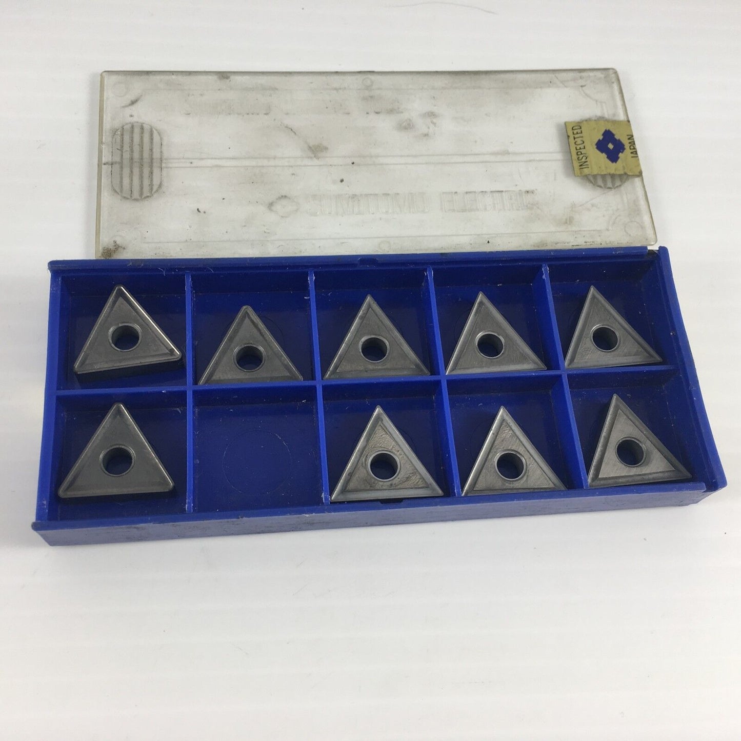 9 SUMITOMO Carbide Inserts. DNMP 432,  EH20Z, N22 + N60 Insterts