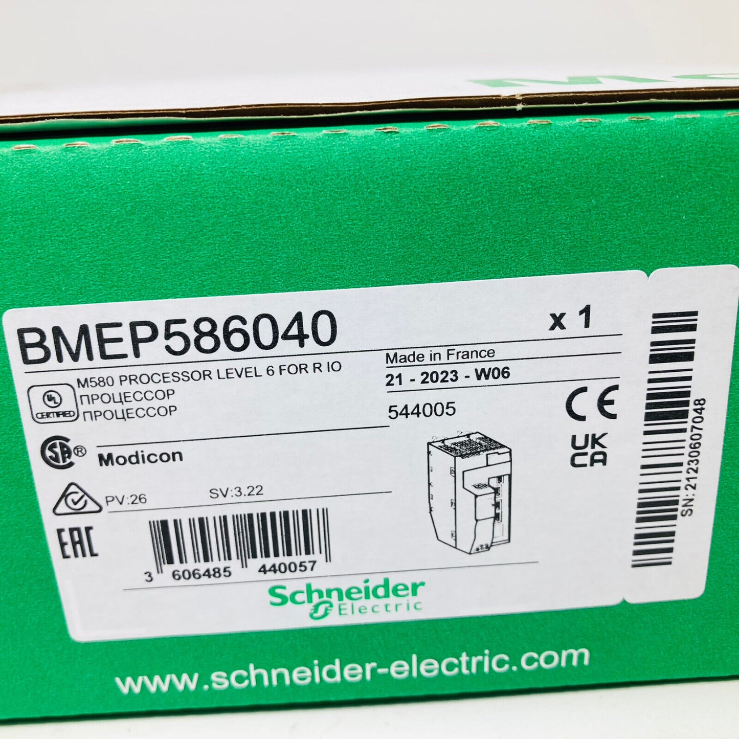 NEW 2023 Schneider Electric BMEP586040 Modicon M580 Processor