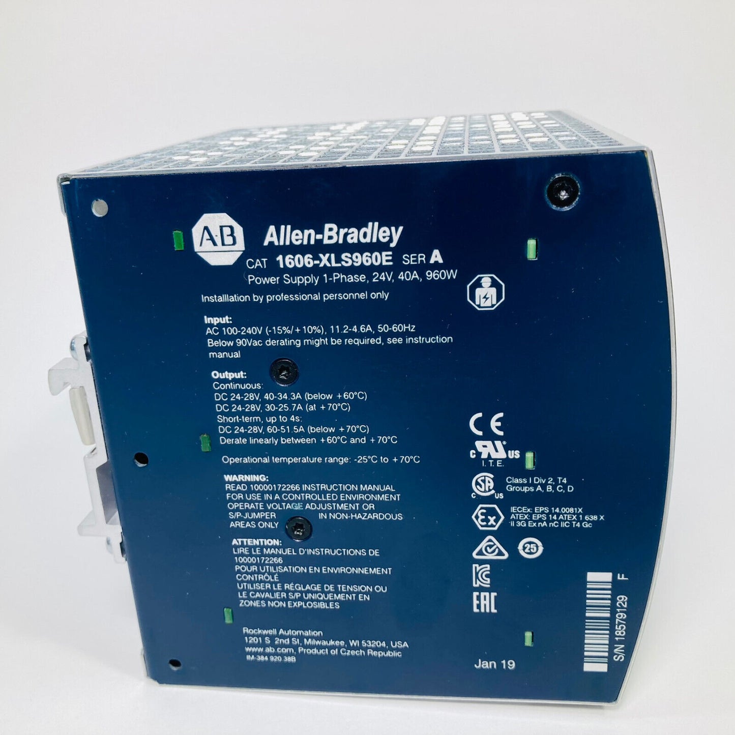 New Allen Bradley 1606-XLS960E Power supply