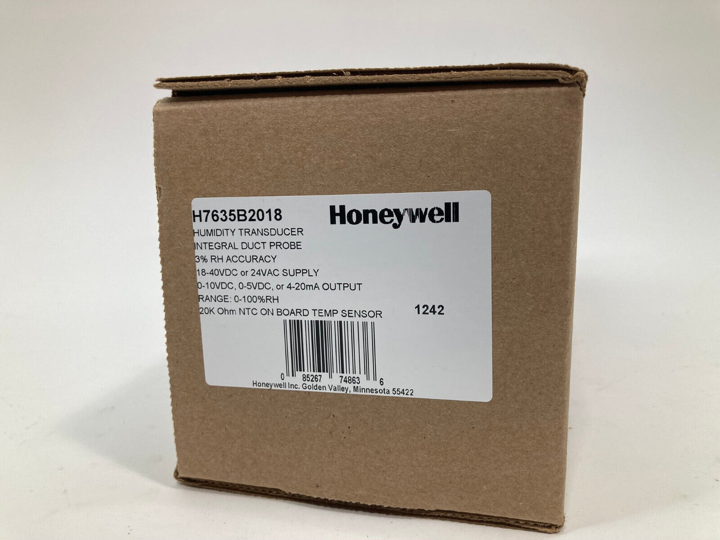 New HONEYWELL H7635B2018 Humidity Transducer Integral Duct Probe
