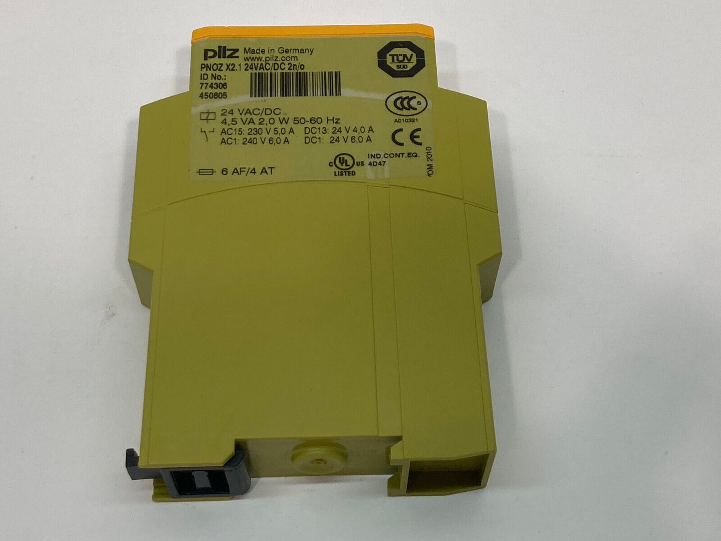 PILZ PNOZx2.1 Ident No. 774306 24VAC/DC 2n/o Safety Relay