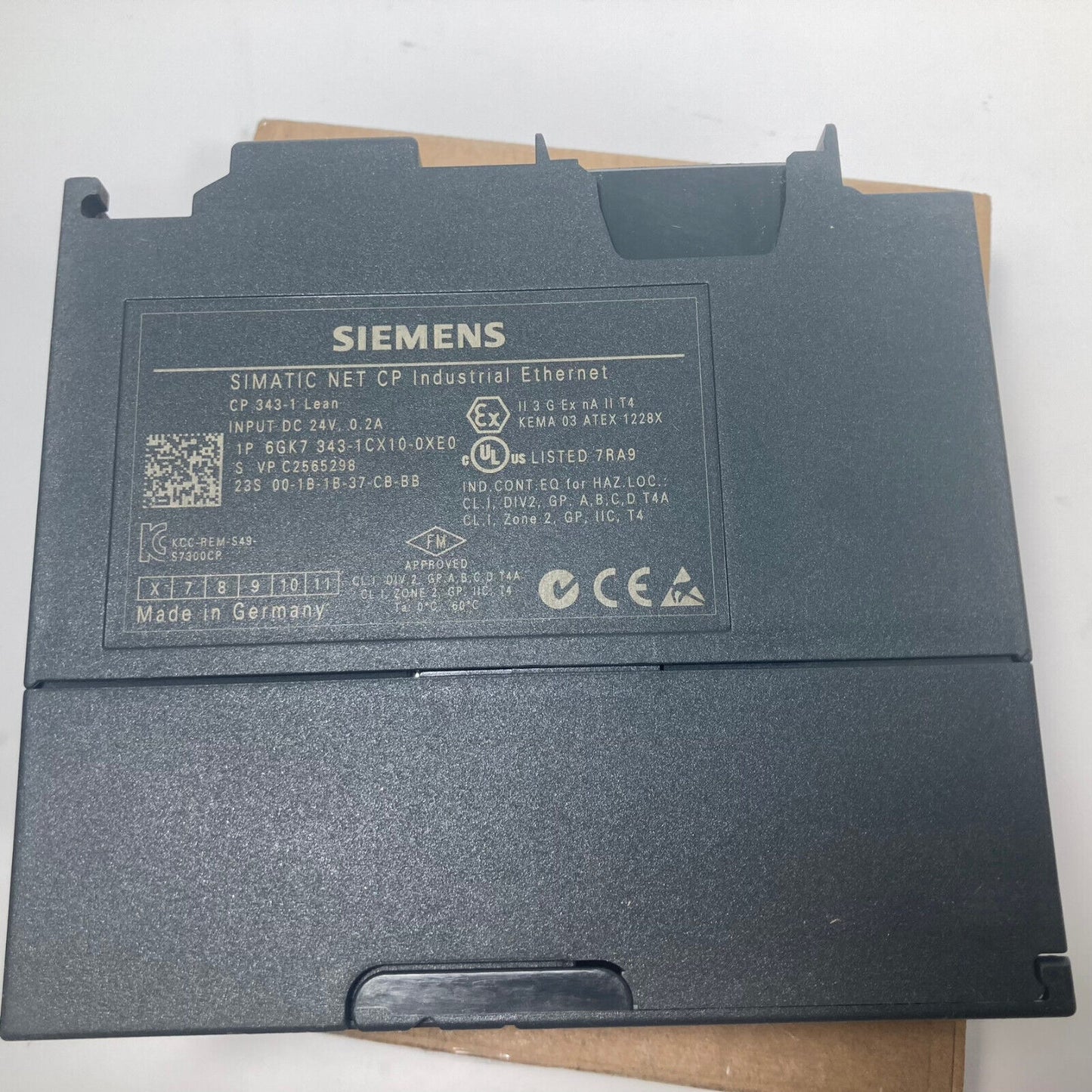 New Siemens 6GK7343-1CX10-0XE0 / 6GK7 343-1CX10-0XE0 , CP 343-1