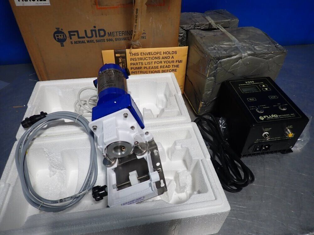 Fluid Metering QVG50 Lab Pump with V300 Variable Speed Controller, FMI