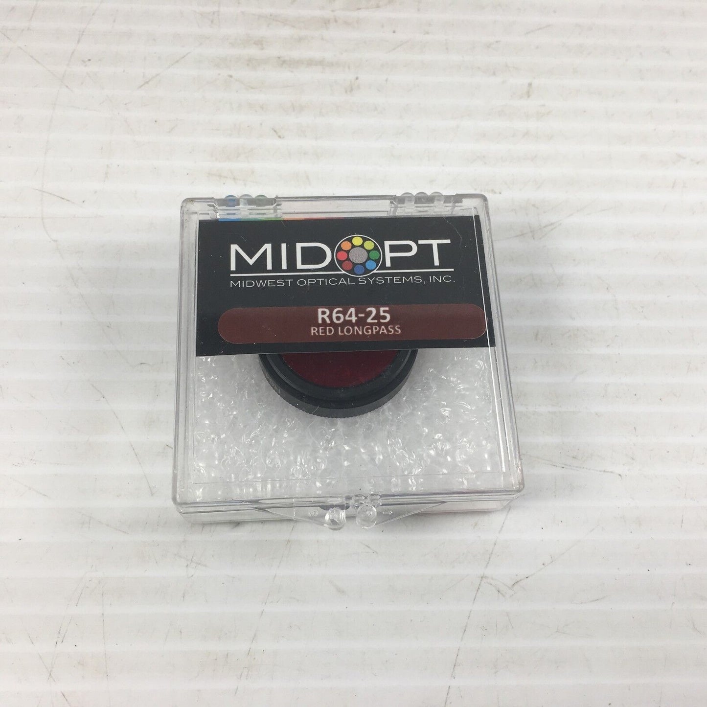 New Midwest Optical MIDOPT RED LONGPASS R64-25
