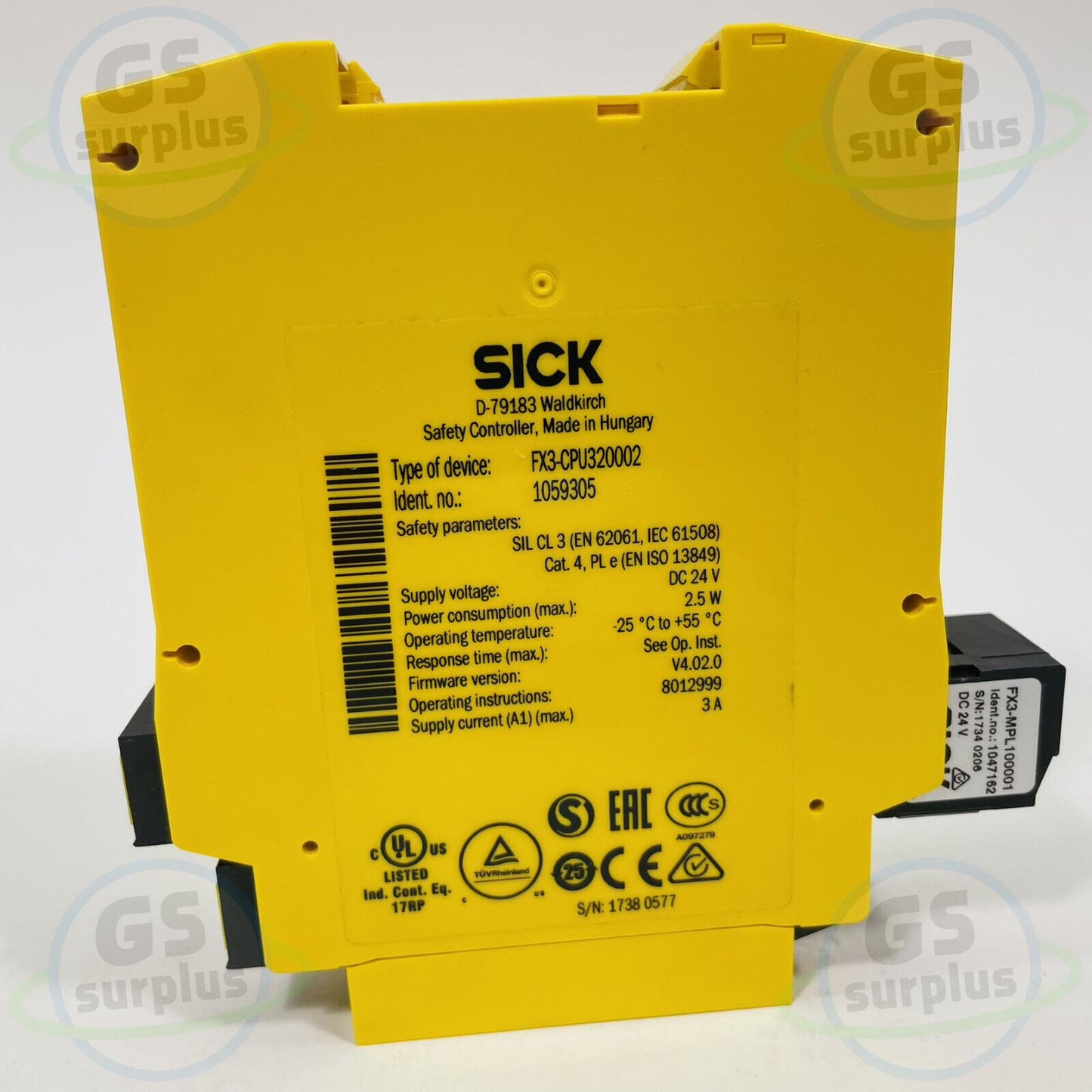 New SICK FX3-CPU320002 Safety Module