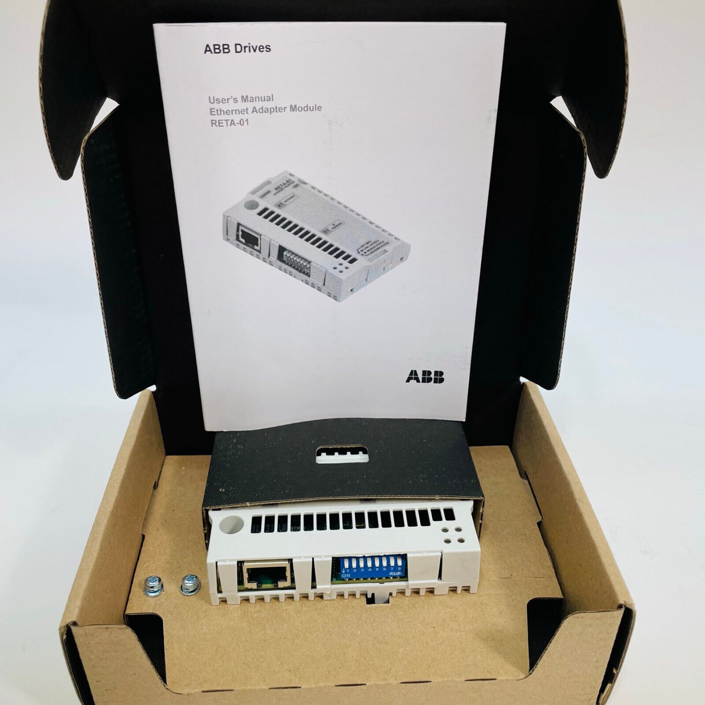 New ABB RETA-01 Rev N Ethernet Adapter