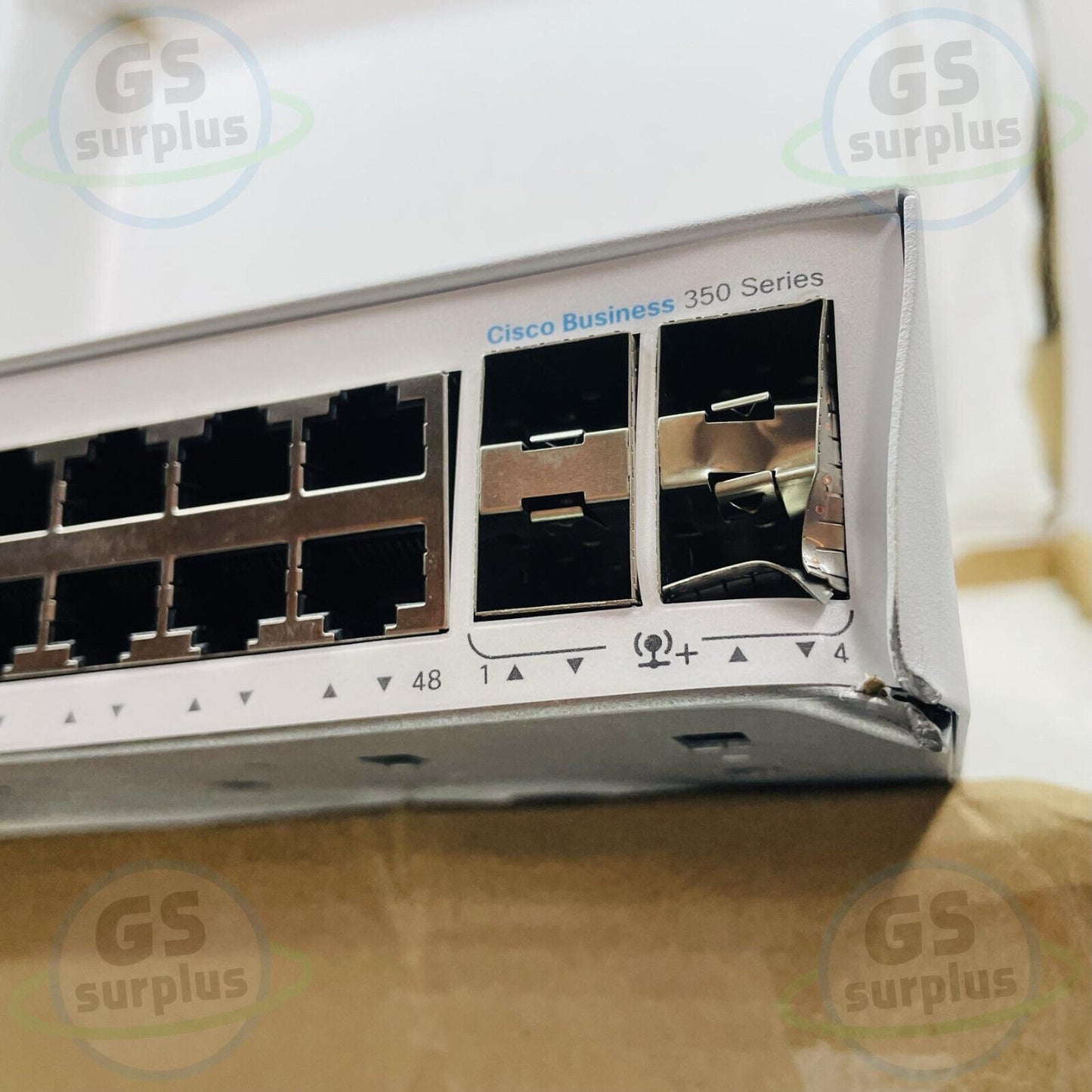 New Damaged Cisco CBS350-48T-4X Ethernet Switch