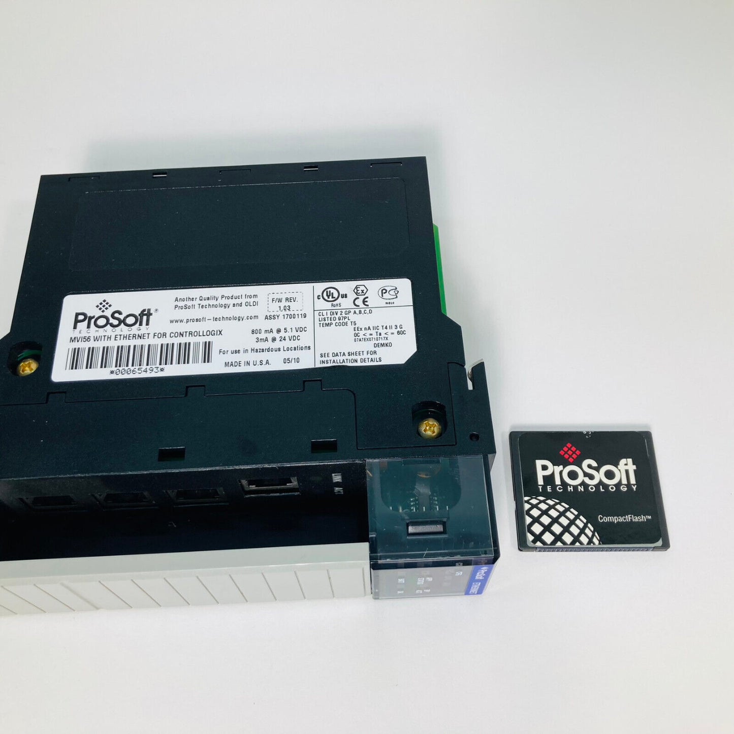 ProSoft MVI56-MNET / ControlLogix Modbus TCP/IP Interface