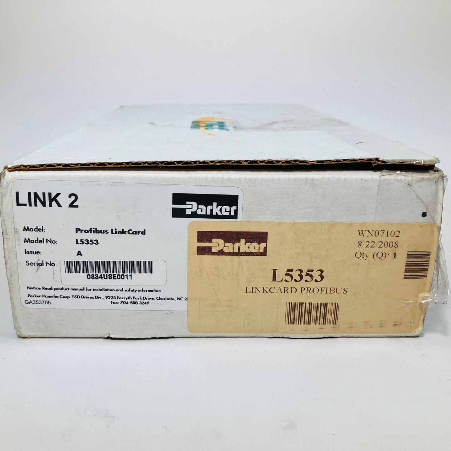 New PARKER EUROTHERM SSD L5353 REV. A LINK 2 LINK2 PROFIBUS LINKCARD