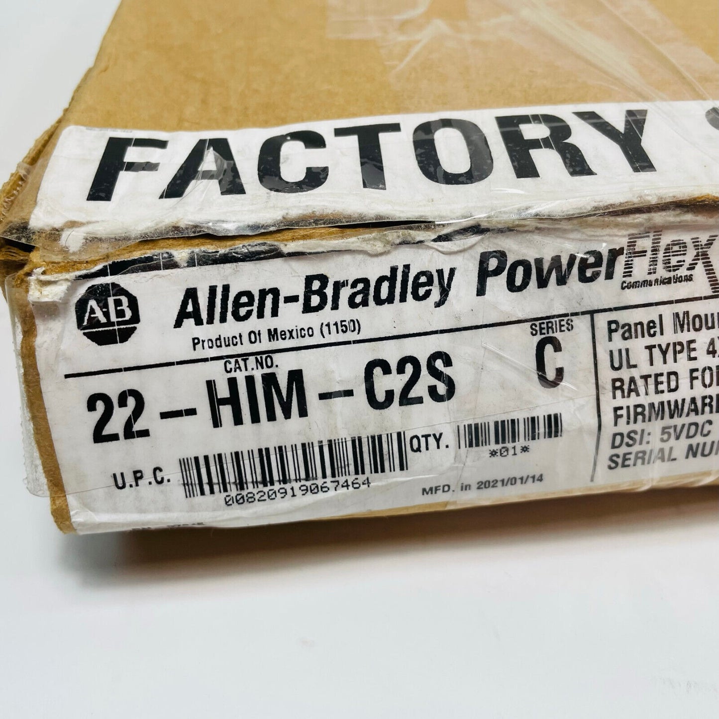 New Allen Bradley 22-HIM-C2S /C Panel Mount HIM LCD Display