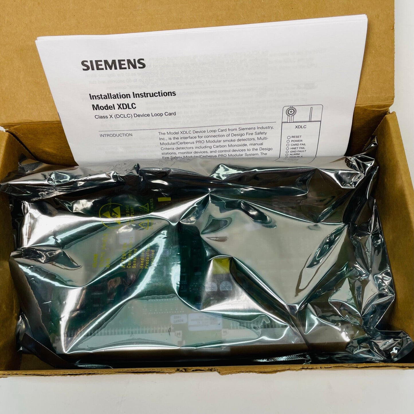 New SIEMENS XDLC S54430-B8-A1  Device Loop Card "X" Series