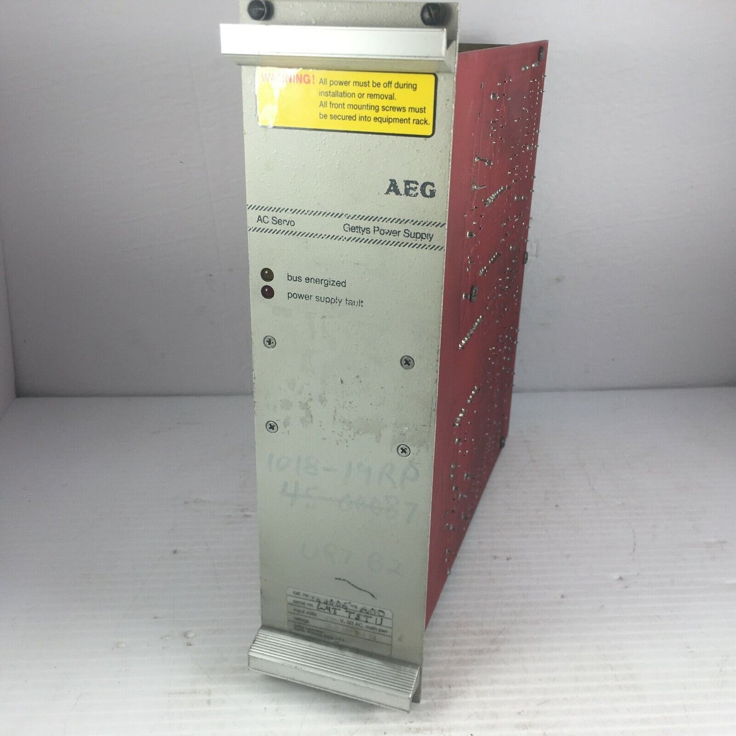 AEG GETTYS PS3005-A00 AC SERVO POWER SUPPLY
