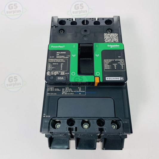 New SCHNEIDER BGL36060AA PowerPact BG60 Circuit Breaker BGL36060