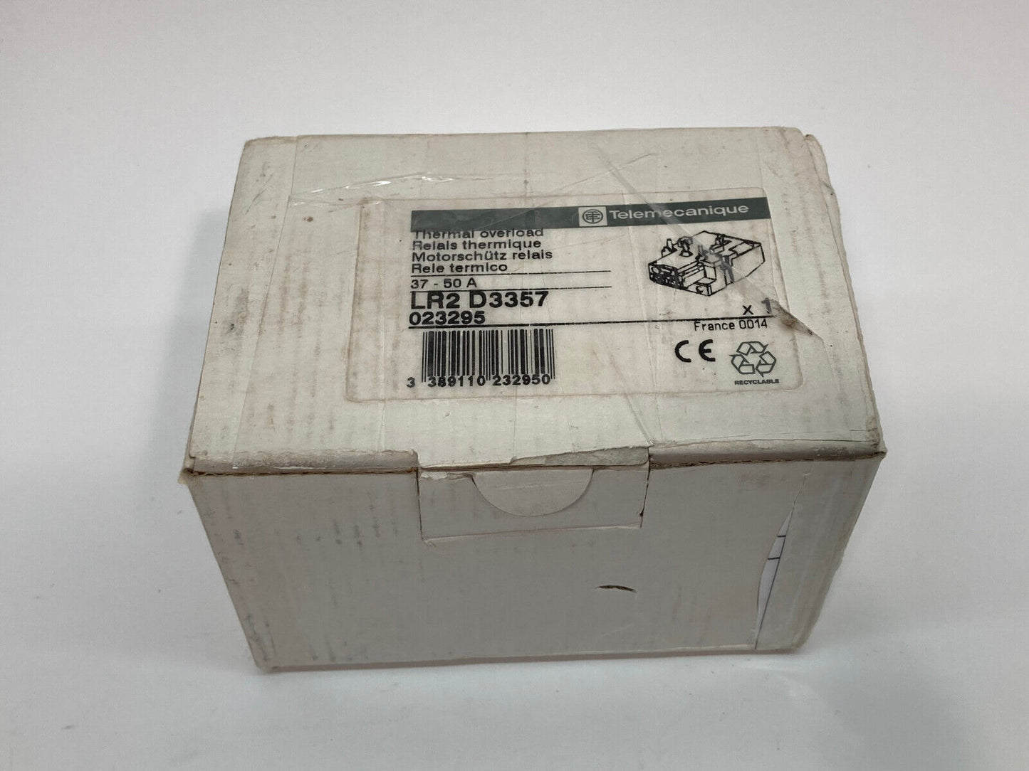 New In Box TELEMECANIQUE LR2-D3357 Thermal Overload relay 37-50 A