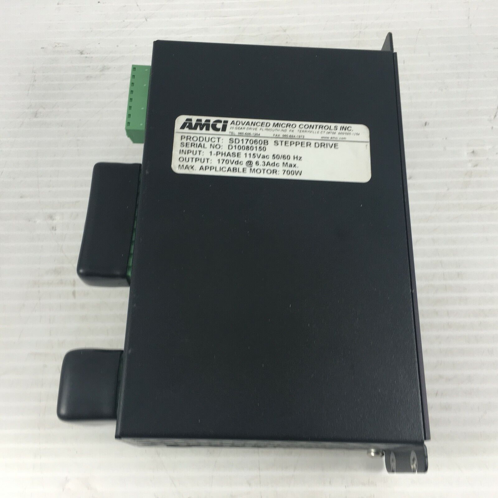 ADVANCED MICRO CONTROLS SD17060B Stepper Drive – GSSurplus