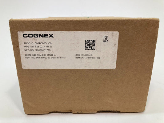Cognex DMR-500QL-00, 828-0214-1R, 825-0224-1R, 821-0071-1R, DM500QL New
