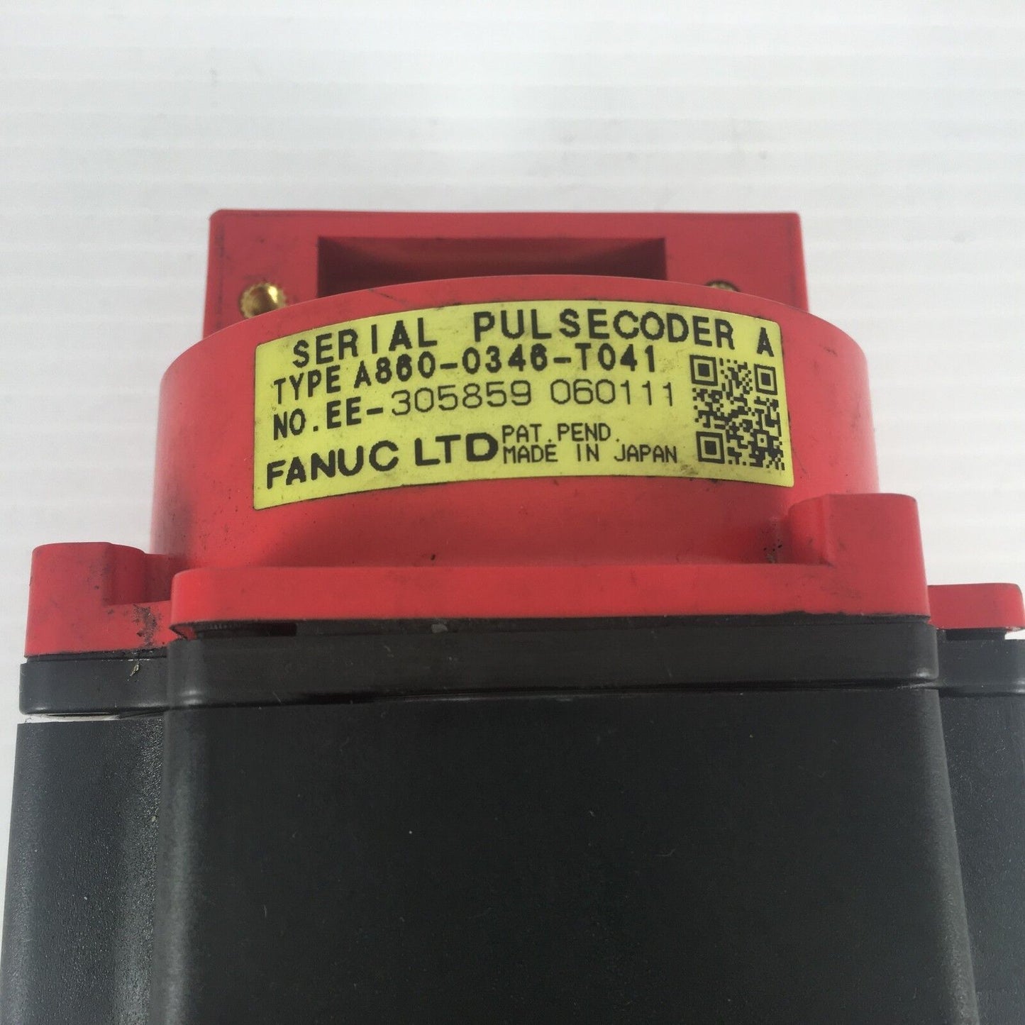 Fanuc A06B-0372-B169 AC Servo Motor, A860-0346-T041 Pulse Coder