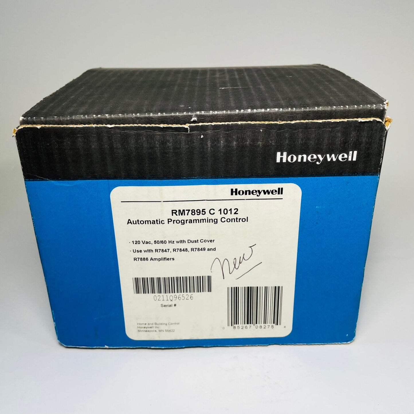 New Honeywell RM7895C1012 / RM7895 C 1012 , 120V Primary Control 4 Or 10 Sec
