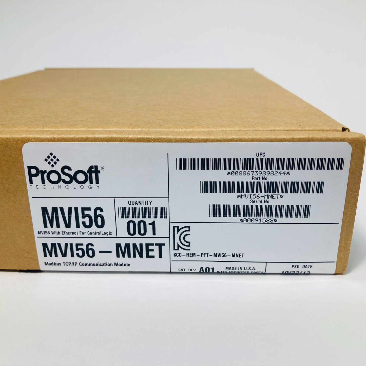 New ProSoft MVI56-MNET / MVI56MNET  TCP/IP Module